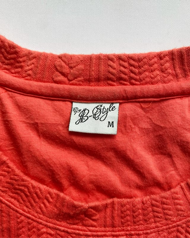 For B-Style Modern Textured Knit Top Ripstop Pocket, foto 6