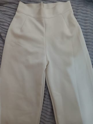 High Waist Scuba Culotte Pants