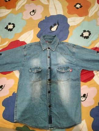 Kemeja Denim Anak Popeye the Sailor Man