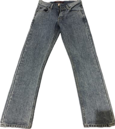 Celana jeans Gabrielle dengan model klasik vintage dan warna