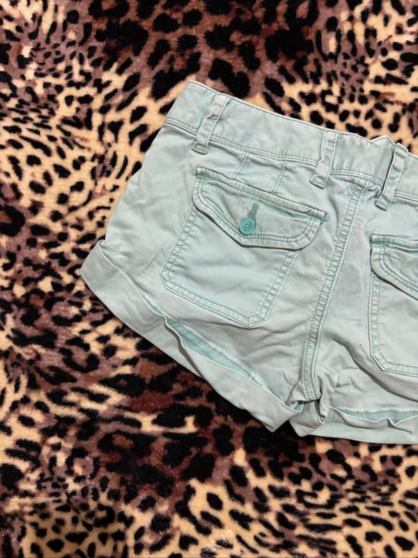 Teal American Eagle Favorite Shorts Y2K, foto 6