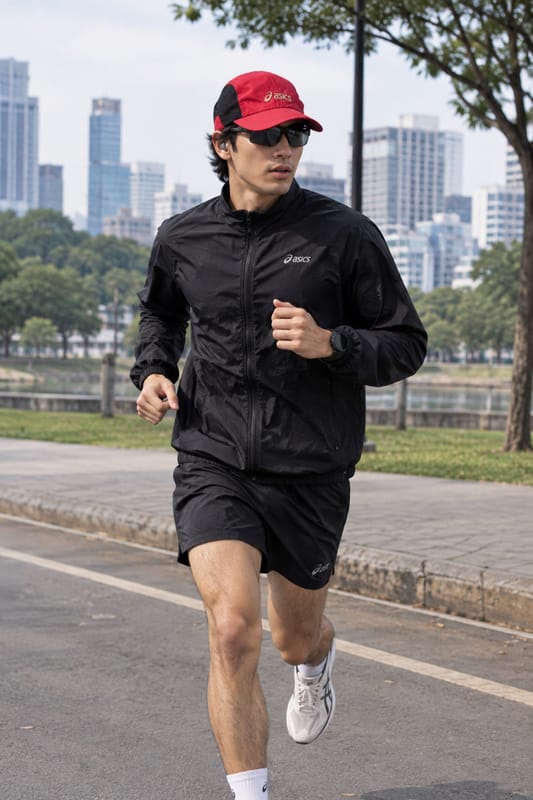 Topi running asics 5 panel, foto 2
