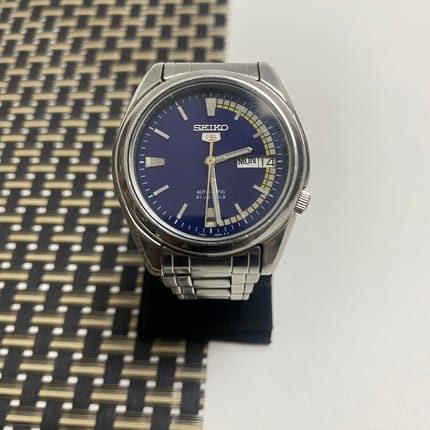 Jam tangan seiko 5 speed rally blue dial automatic