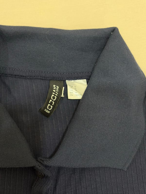 h&m navy top, foto 2