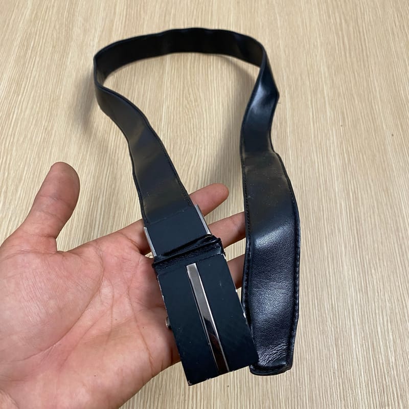Faux Leather belt black, foto 2