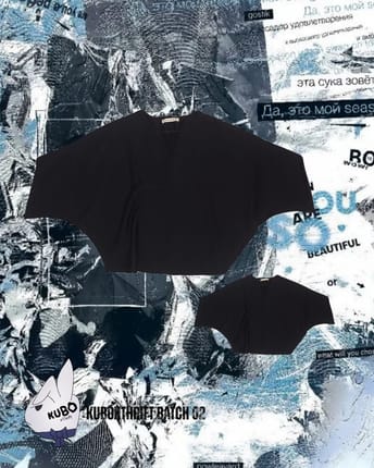 Black Batwing Top