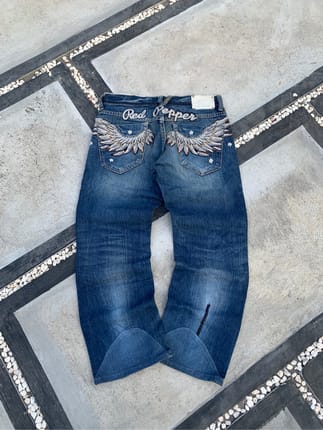 longpants jeans y2k Red Pepper