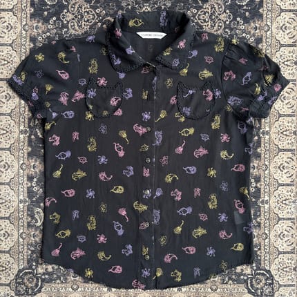 Tsumori Chisato Patterned Cats Shirts
