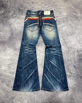 Lolita Lowrise Jeans Y2k Flared Bootcut