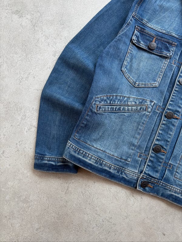 INDIGO SPAO boxy trucker denim type II, foto 4