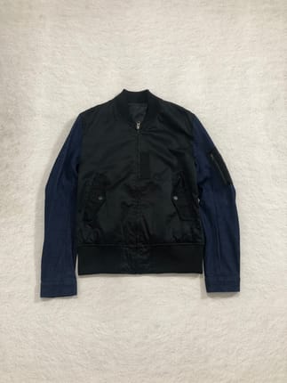Bomber denim jacket