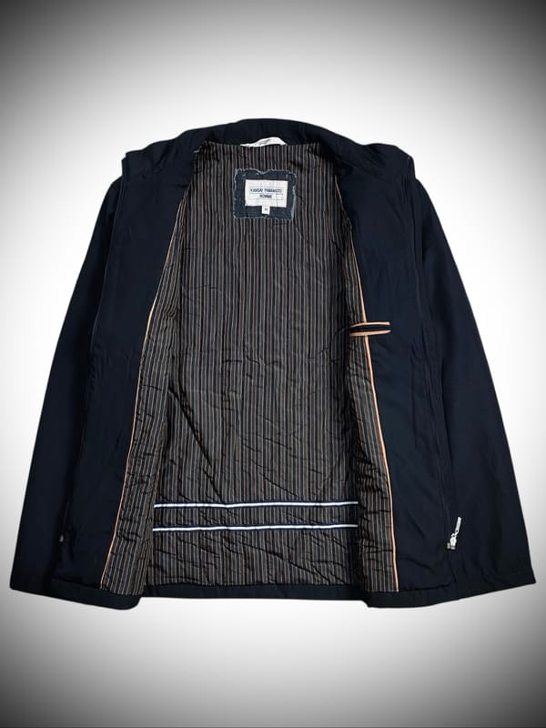 Kansai Yamamoto Minimalist Stand Collar Uniform Work Jacket, foto 2