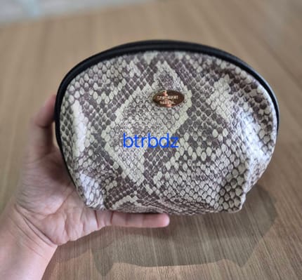 Pouch snake skin wrislet motif kulit ular dompet Jepang