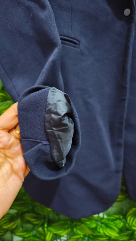 Navy long blazer brand Roem, foto 4