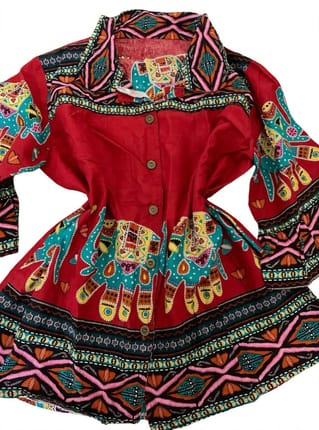 Batik gajah merah