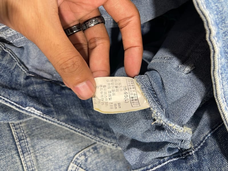Celana cargo jeans Altbeny bootcut second, foto 6
