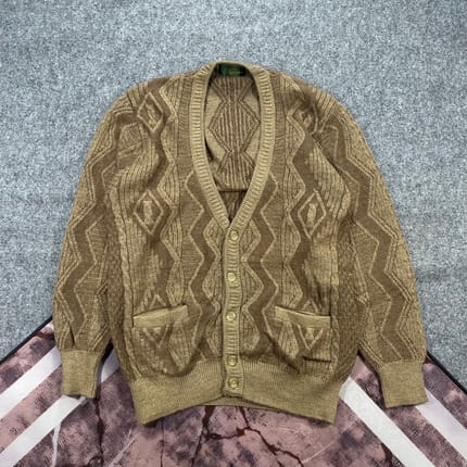 Cardigan rajut navajo 3d Jack nicklaus second