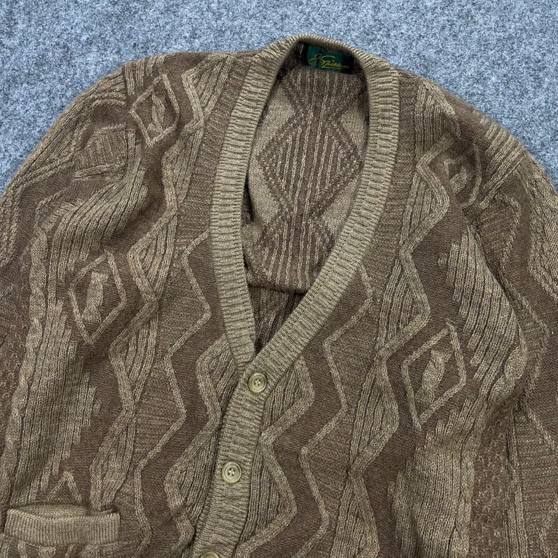 Cardigan rajut navajo 3d Jack nicklaus second, foto 2