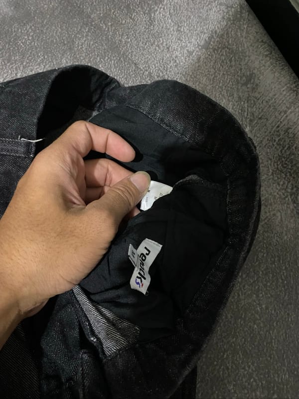 Cargo Baggy Pants Retocks Black Wash, foto 5