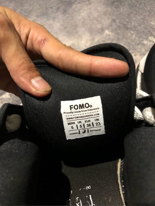 sepatu gemuk FOMO, foto 4
