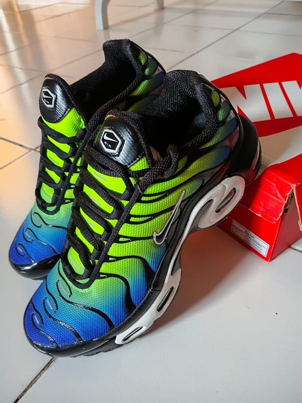 Nike Airmax Plus GS Racer Blue/Black Volt-White, foto 5