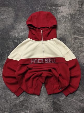 DOHC HALF-ZIP HOODIE 2 TONE COLOR