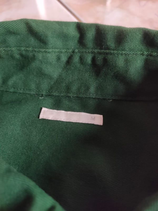 Kemeja GU Twill Model Melebar (Oversize), foto 7