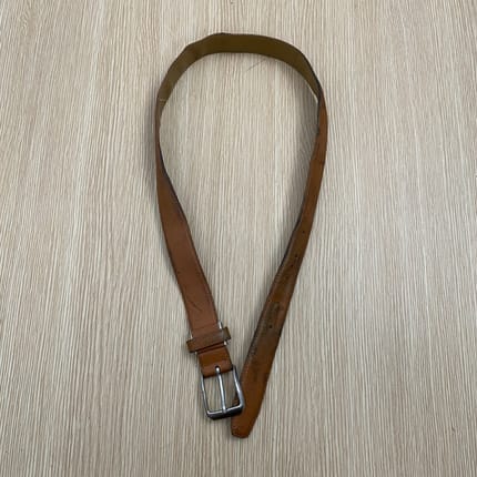 Brown Faux leather belt