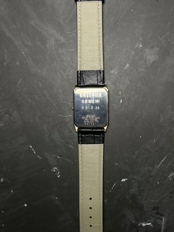 SEIKO VINTAGE TANK (THIN), foto 2