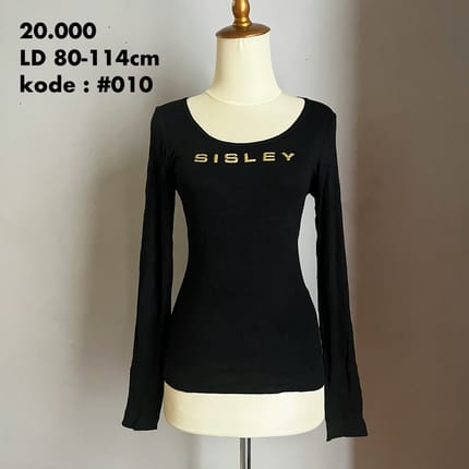 Sisley Top/Fit body Top Black🖤 #010