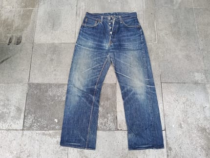 Skull jeans by an alchemist LOT 5001xx selvedge