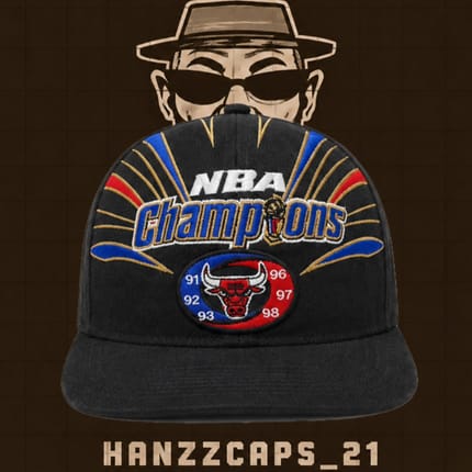 Topi Vintage Starter 1998 Chicago Bulls Championship