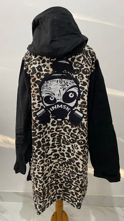 Inomusiki (INMSK) brand leopard-print punk/Vkei style hoode
