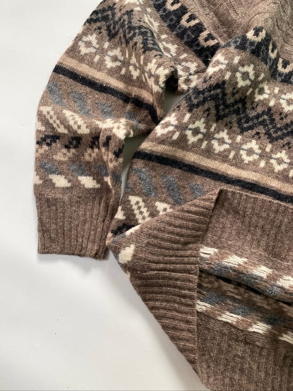 Knitwear Collar - Brown X-29, foto 7