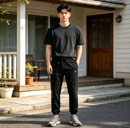 ADIDAS MEN'S FI WOVENT PANTS- CELANA SPORT PRIA (7478)