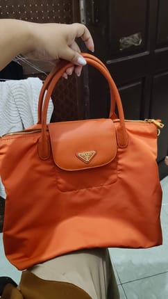 Prada nylon orange large