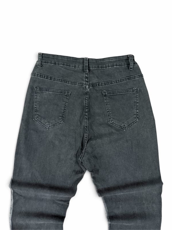 TWOTONE FLARED JEANS GREY, foto 5