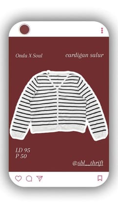 Cardigan salur