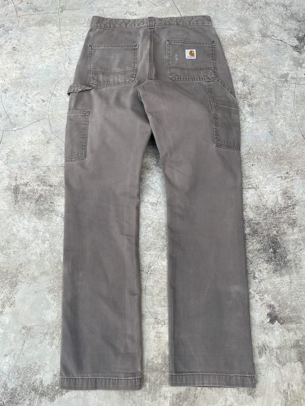 Faded Dark Coffee Carhartt Carpenter B324 DFE, foto 5