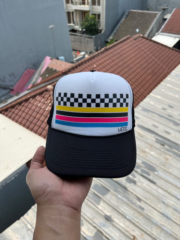 VANS Checkered Pattern Vintage Hat RARE by OTTO, foto 8