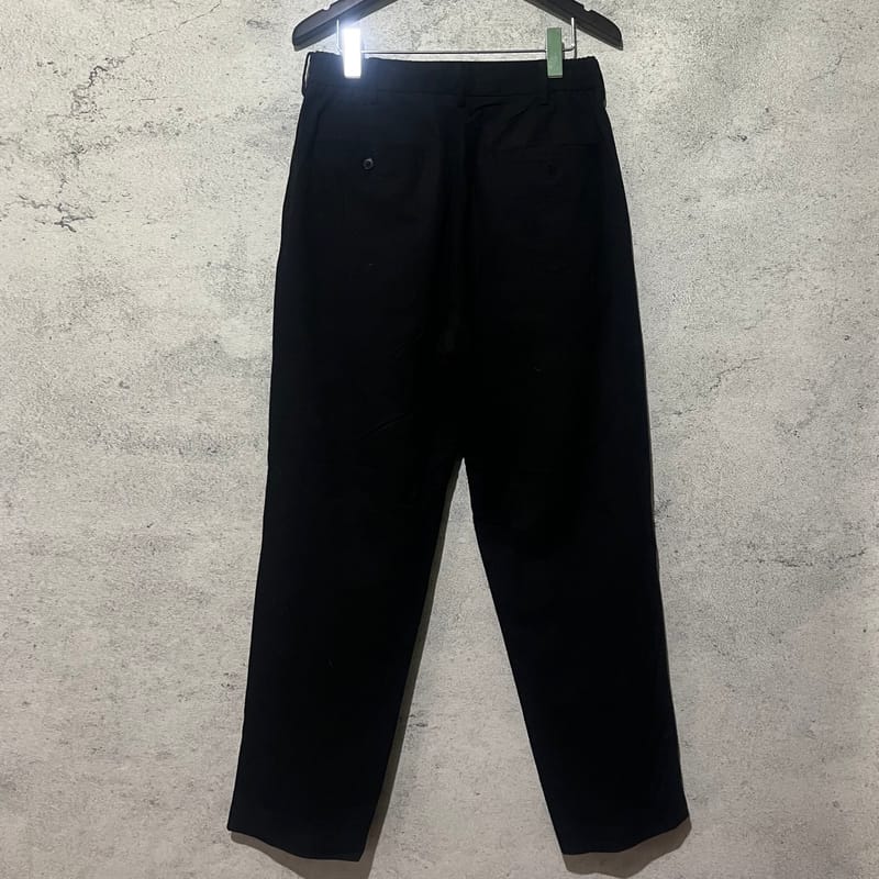 Uniqlo work pants black celana hitam, foto 2