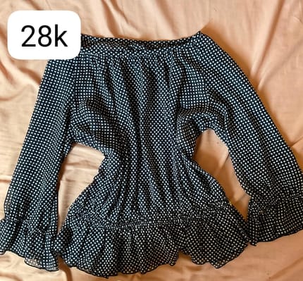 Polka mini black, lubang kepala lebar