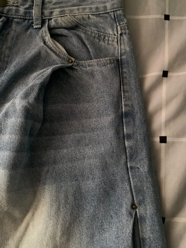 Light Blue Washed Jeans, foto 2