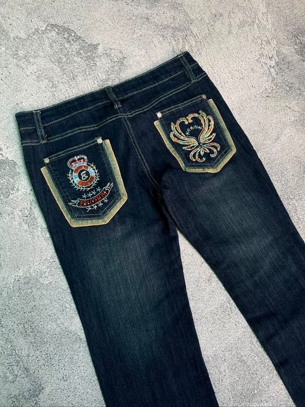 VINTAGE 2000’s BOOTCUT FLARE JEANS E-MOTION, foto 3