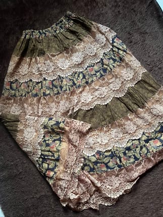 Vintage Floral Skirt