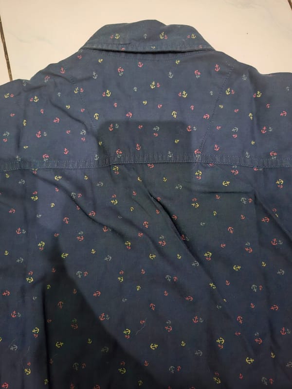 Kemeja Formal Motif Jangkar, foto 4