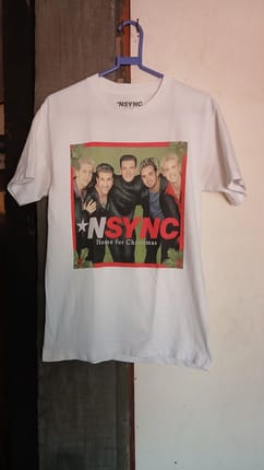Kaos pria wanita NSYNC size S 67x44