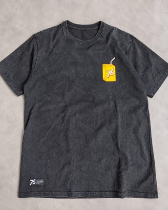 Djarum 76 Nanas Graphic T-Shirt Black Washed