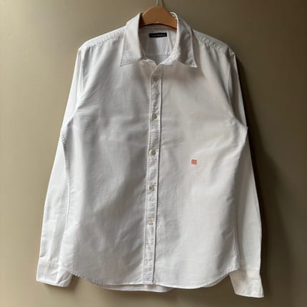 Acne Studios Ohio Face White Shirts