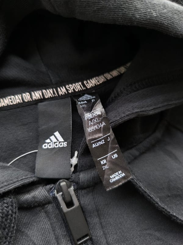 Hoodie Zipper Adidas, foto 3